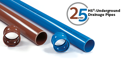 25 years HS®-Underground Drainage Pipe System
