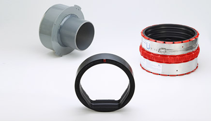 VPC-Pipe Coupling special solution, concrete pipe transitions